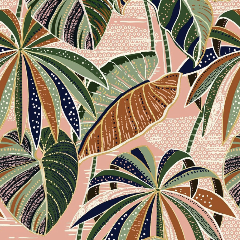 Paradise Palms Pattern Design by Linsey Kelly
