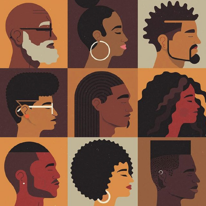 Character Profiles Pattern by Owen Davey