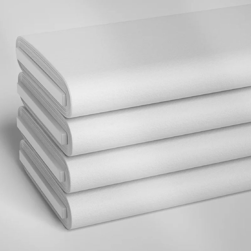 Blank Mockup Example of Fabric Bolts