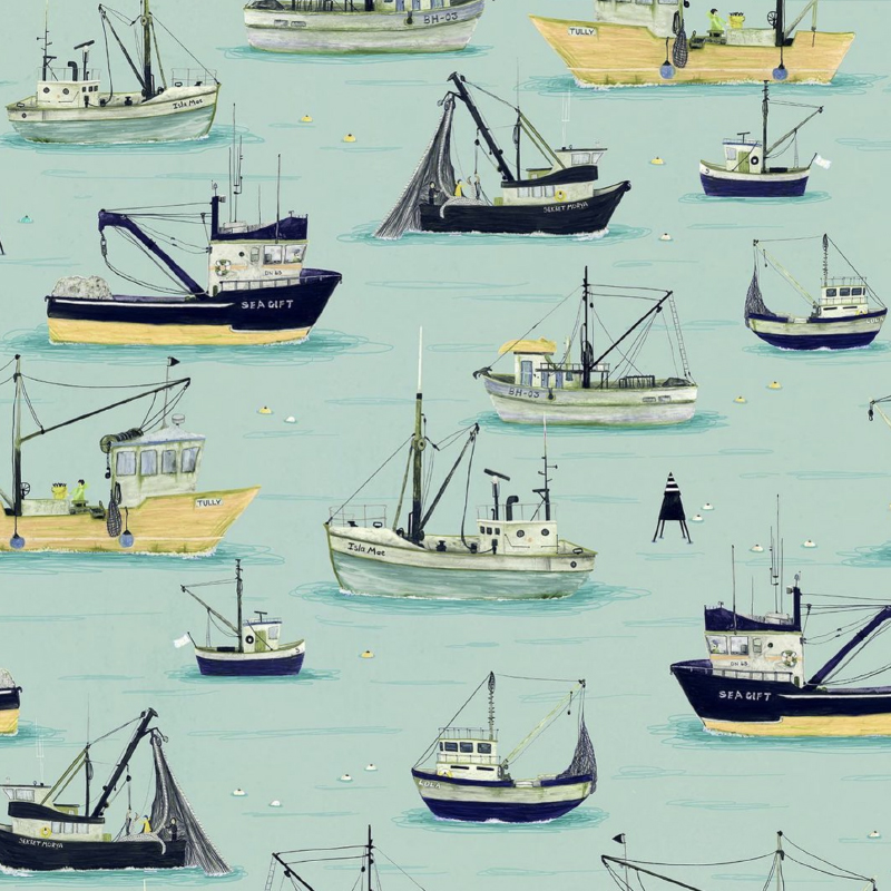 Fishing Fleet Pattern by Katherine Quinn